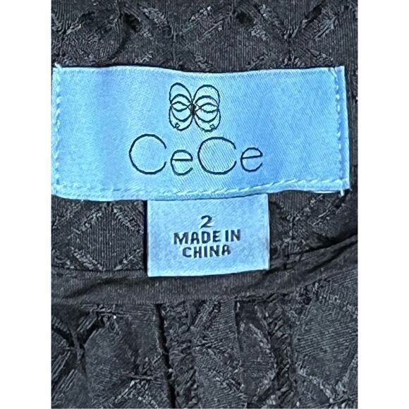 CeCe Black Dress Pants Size 2 - Picture 4 of 6